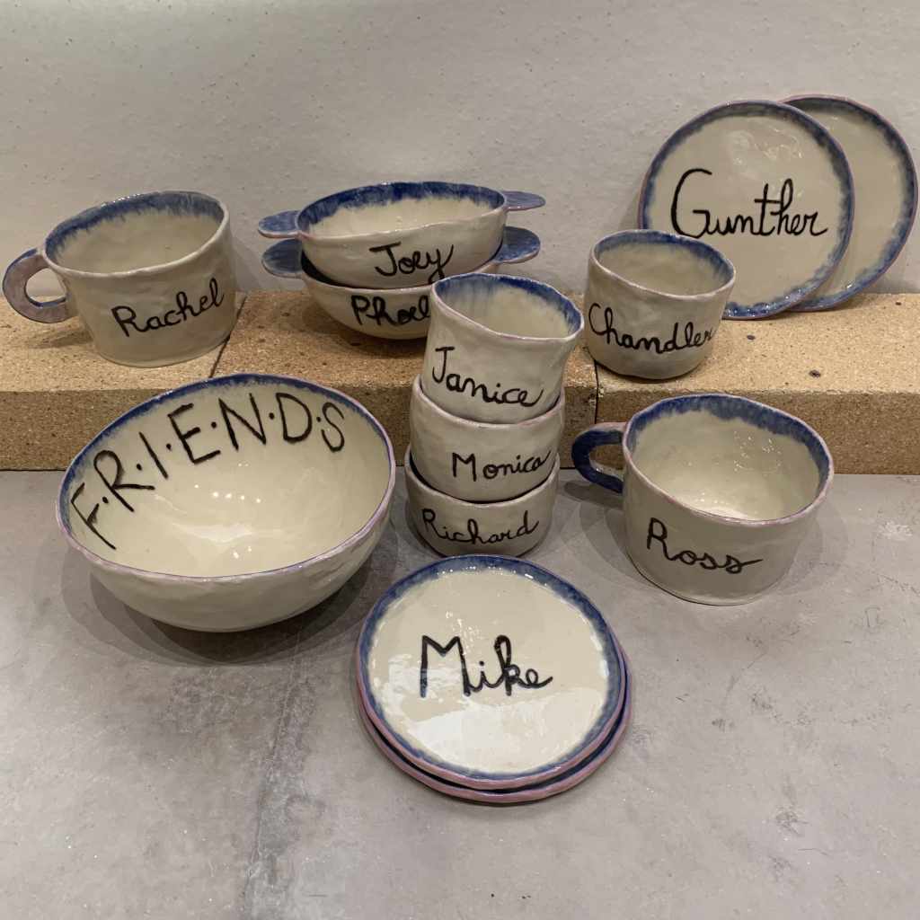 Collection de céramiques inspirée par la série "Friends" - réalisée en 5 séances